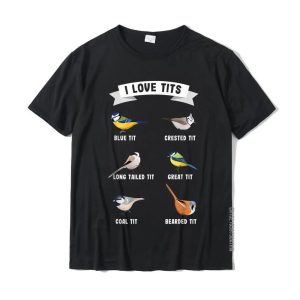 I Love Tits! Funny Bird Watching T-Shirt – Humorous Tee for Ornithologists & Nature Lovers