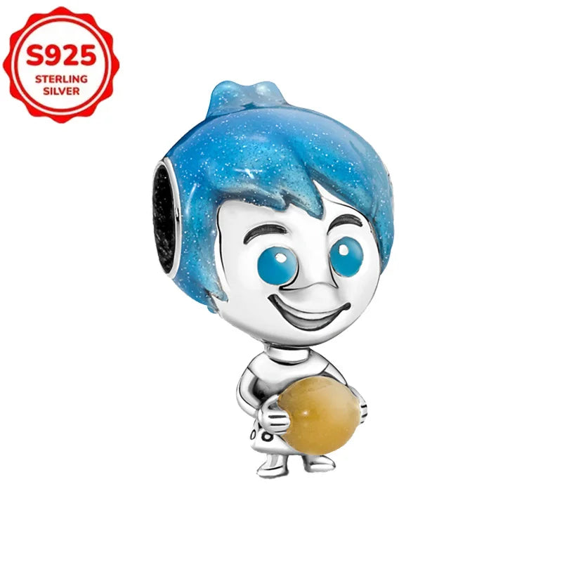 Disney 925 Sterling Silver Beads – Mickey, Stitch, Princess, Cinderella Charms for DIY Bracelets - Image 75