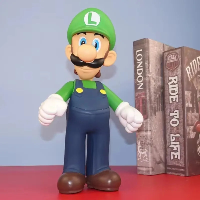 23cm Super Mario Bros PVC Action Figures – Luigi, Bowser, Yoshi Collectible Model Toys - Image 5