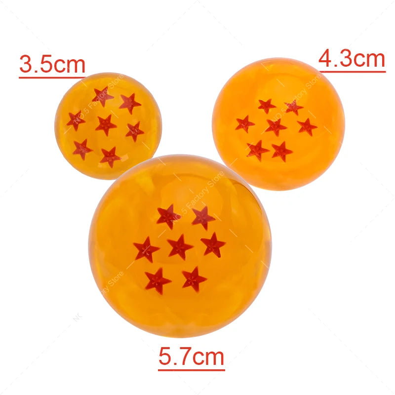 Dragon Ball Z Crystal Ball Set – 1 to 7 Star Shenron Wish Balls Anime Collectible Props - Image 4