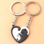 Cute Hug Cat Keychain
