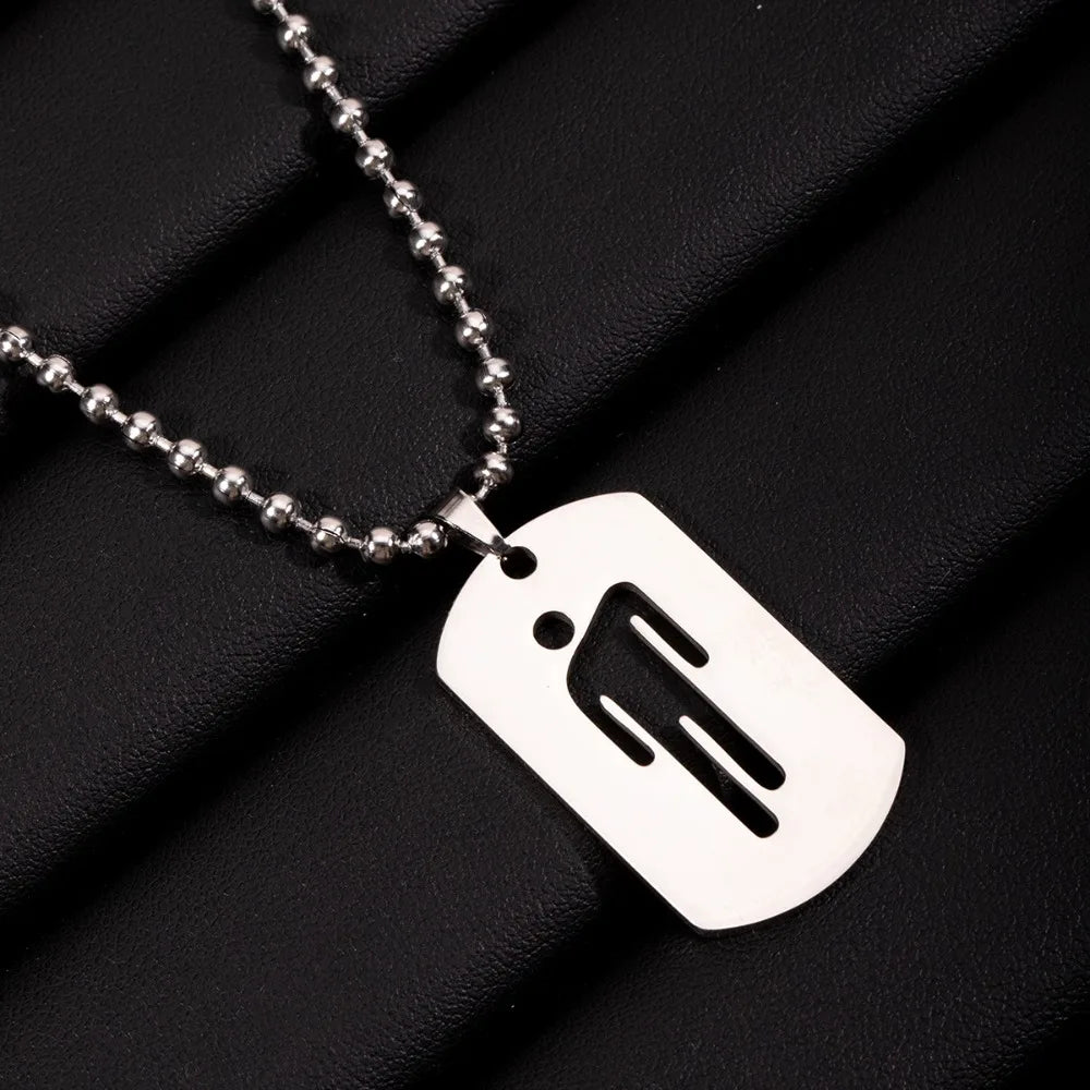 New Fashion Tilting Head Little Person Tag Pendant Necklace – Hip Hop Jewelry for Men & Women - Image 2