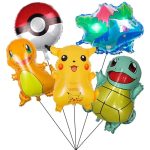 Pokémon Pikachu Balloon Party Set – Birthday Decoration & Gift Bag Supplies for Kids