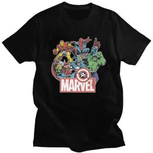 Hulk Classic Avengers T-Shirt – 100% Cotton Short Sleeve Tee for Men