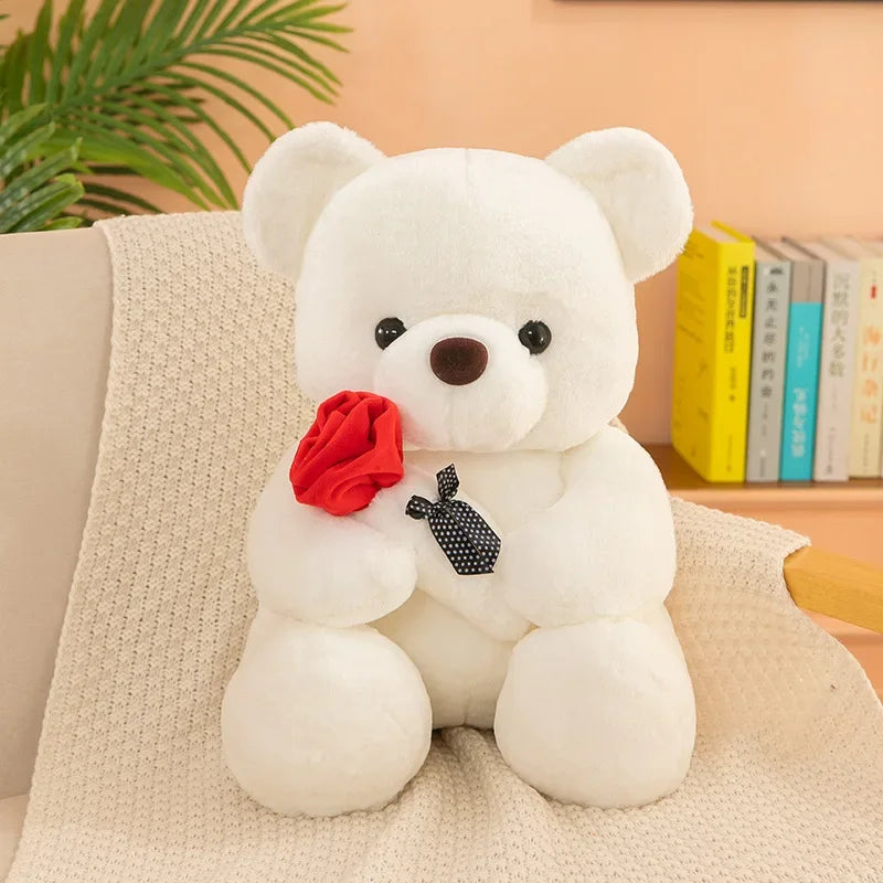 Valentine’s Day Roses Teddy Bear Plush Toy - Image 8