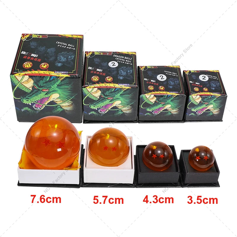 Dragon Ball Z Crystal Ball Set – 1 to 7 Star Shenron Wish Balls Anime Collectible Props - Image 2