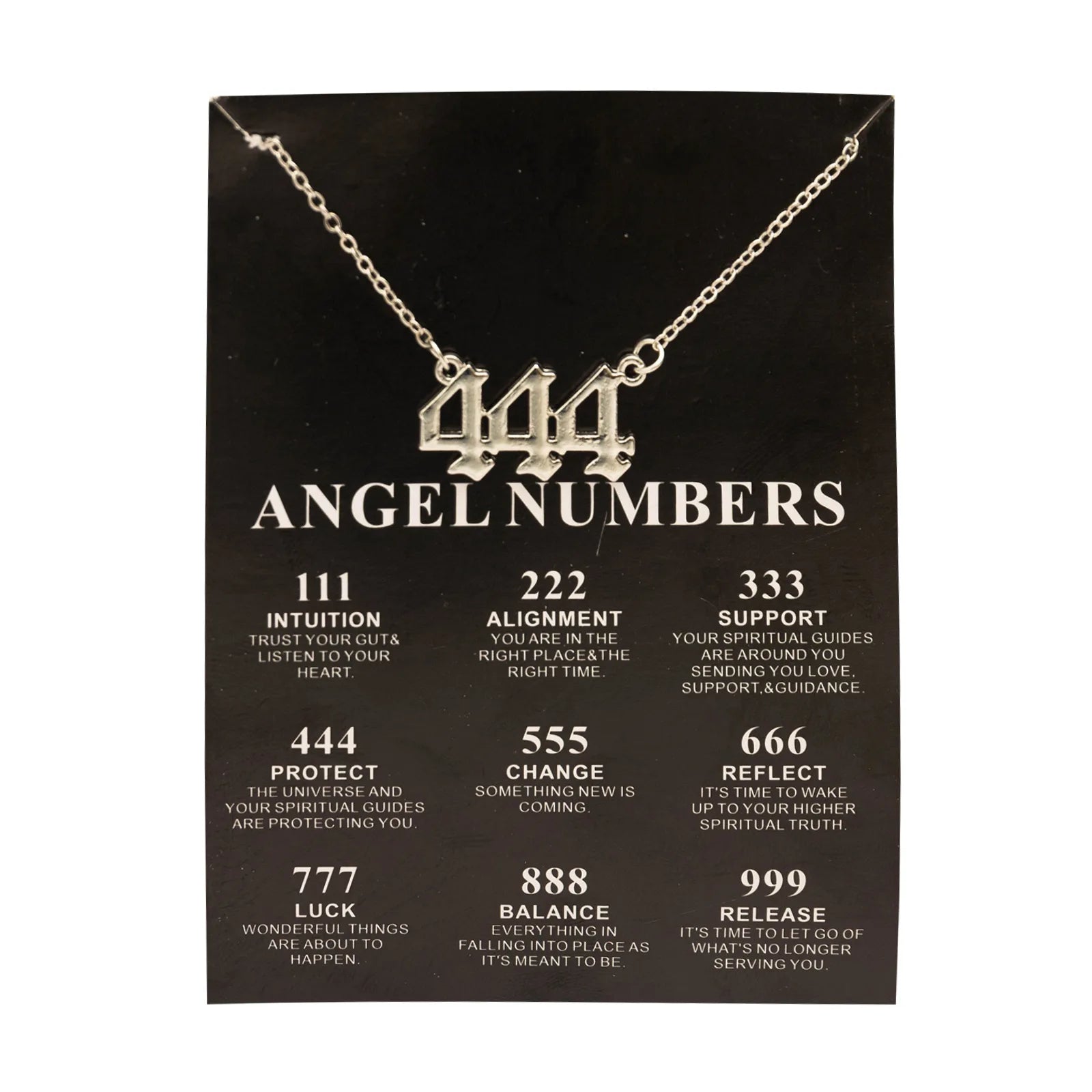 Fashion Alloy Gold Color Lucky Angel Numbers Wish 777 Pendant Necklace - Image 17