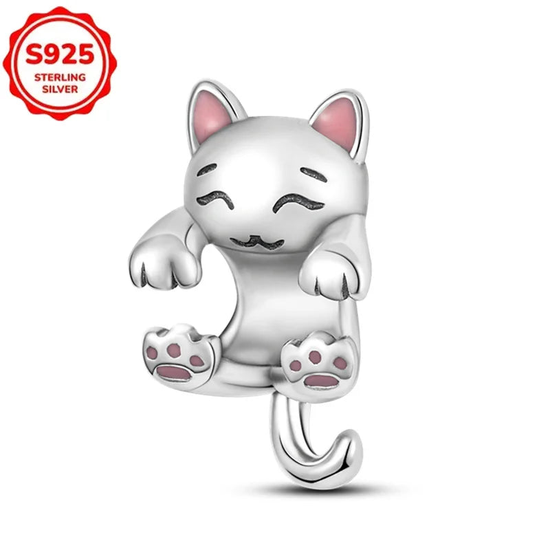 Disney 925 Sterling Silver Beads – Mickey, Stitch, Princess, Cinderella Charms for DIY Bracelets - Image 62