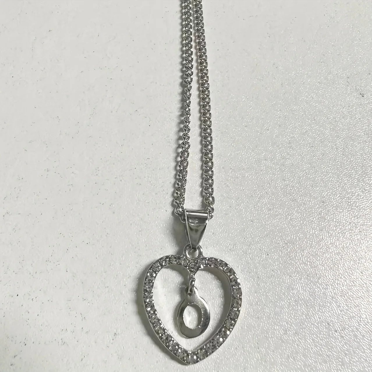 Bohemian Style Heart-Shaped Letter Pendant Necklace - Image 4