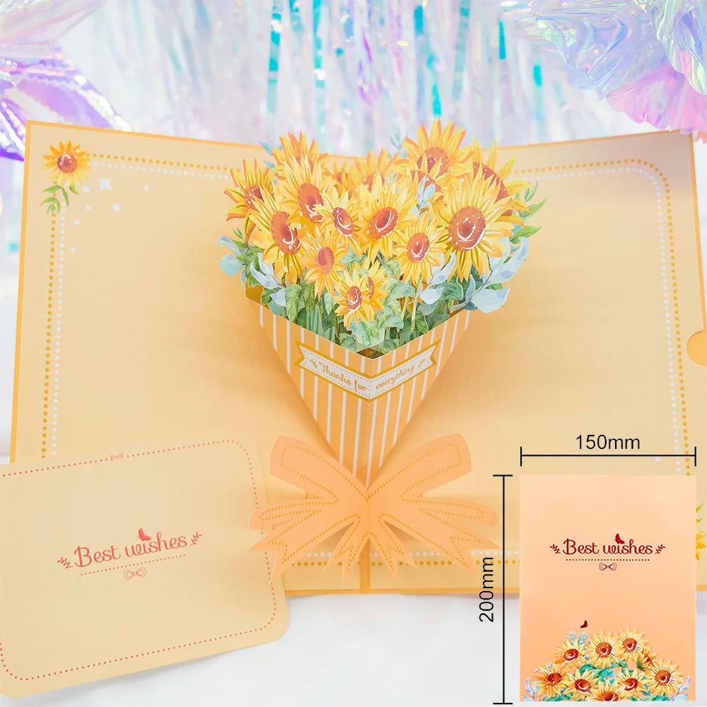 Hot 3D Creative Card – Valentine's Day, Wedding Invitation & Thank You Card - Image 30