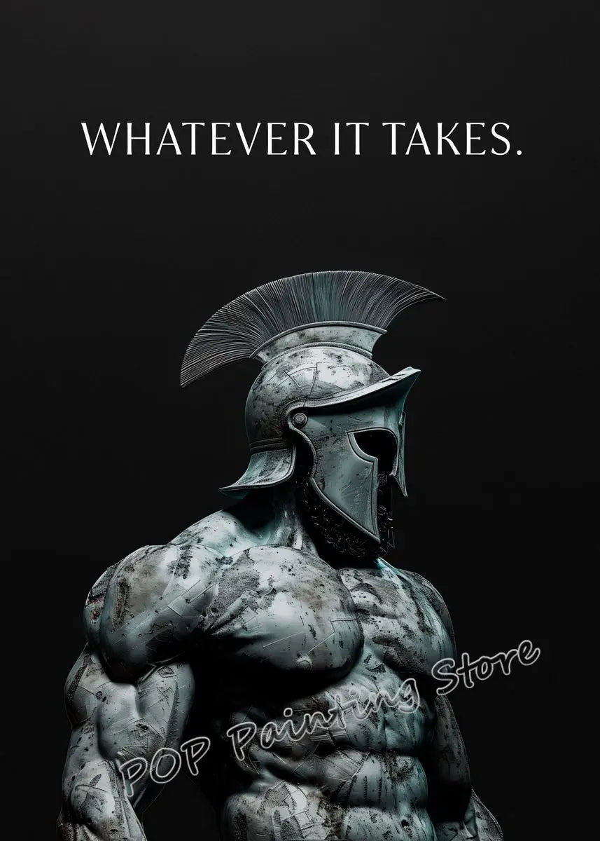 Stoic Wisdom Philosophical Quote Poster – Minimalist Greek Sculpture Canvas Wall Art - Image 27