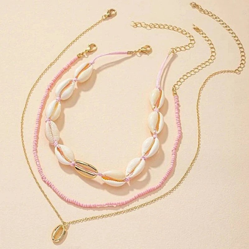 Boho Beach Shell Choker Necklace – Summer Fashion Jewelry for Women & Girls - Image 13